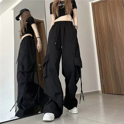 Women Y2K Cargo Pants High Waist Sweatpants
