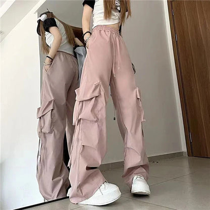 Women Y2K Cargo Pants High Waist Sweatpants