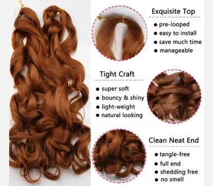 Mèches Synthétiques Ondulées pour Tresses (Copy)