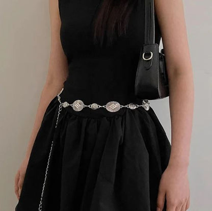 Ceinture Chaîne Vintage Dorée pour Femme