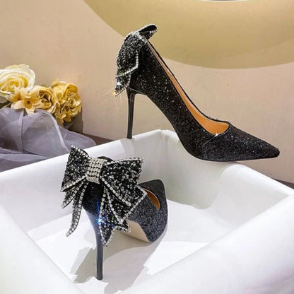 Butterfly Knot  High Heel Elegant Women's Shoes