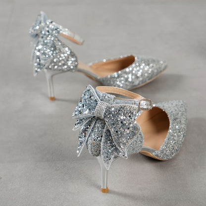 Butterfly Knot  High Heel Elegant Women's Shoes