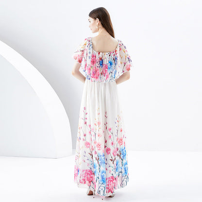 Temperament Bandage Waist-tight Long Skirt
