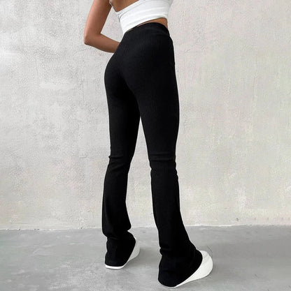 High Waist Hip-Wrapping Trousers Casual