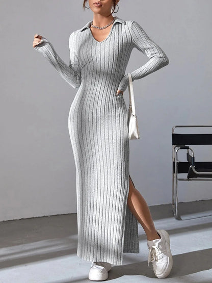 Knitted Dress Slim  Casual for Women