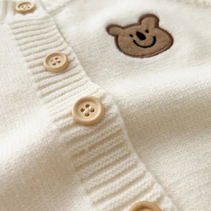 Cute Bear Autumn Baby Knitted Coats