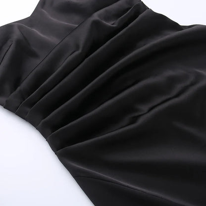 Swing Collar Sleeveless  Dress