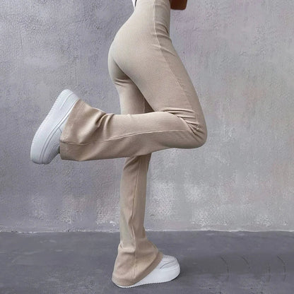 High Waist Hip-Wrapping Trousers Casual