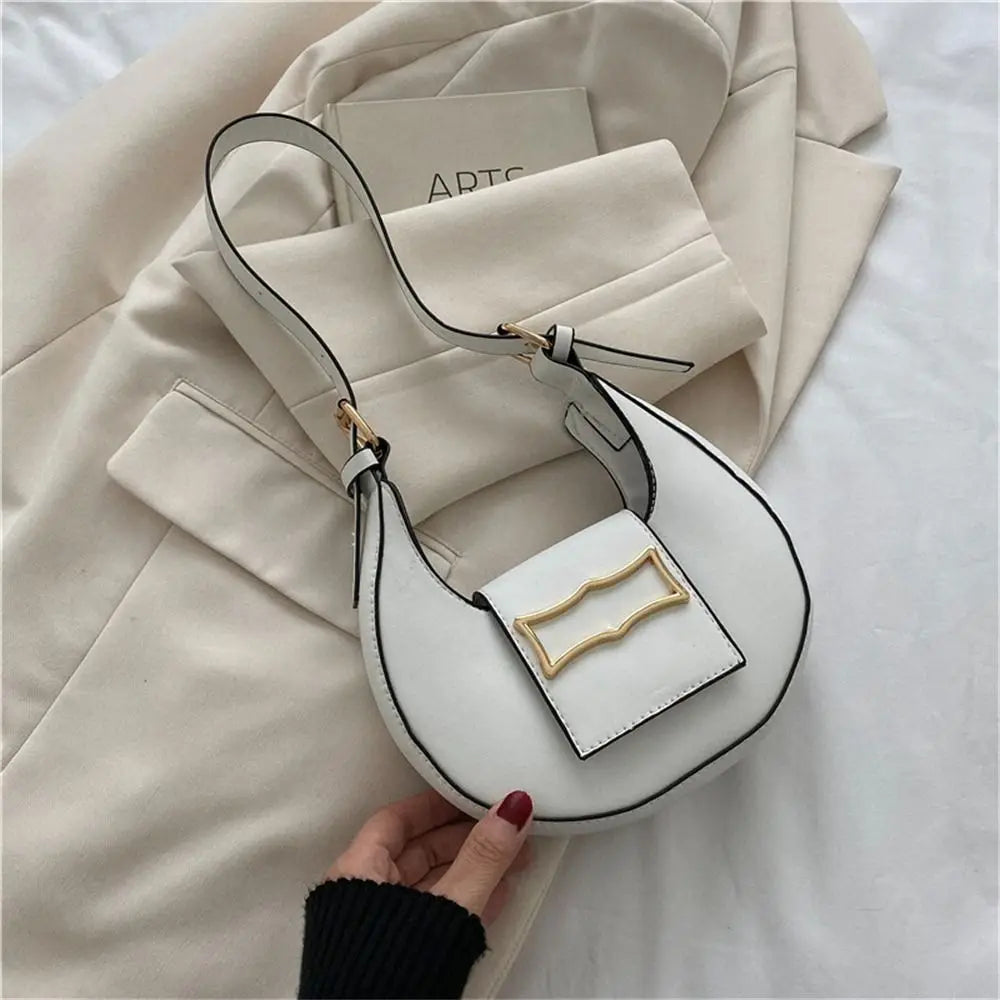 Women's Simple  Buckle Shoulder Bag Casual