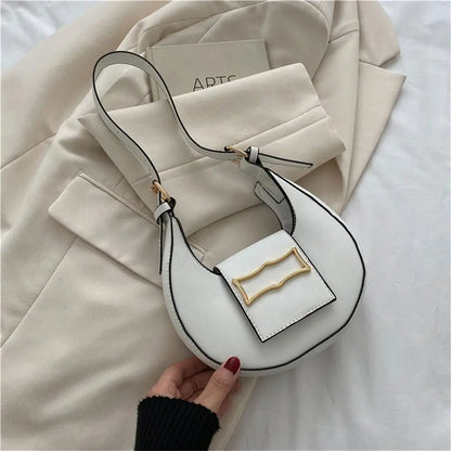 Women's Simple  Buckle Shoulder Bag Casual