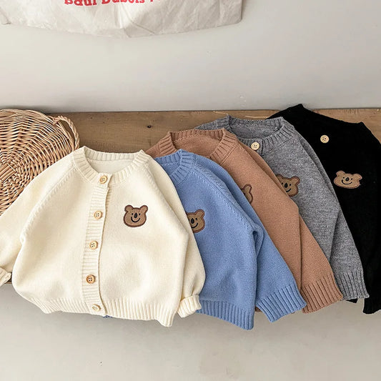 Cute Bear Autumn Baby Knitted Coats