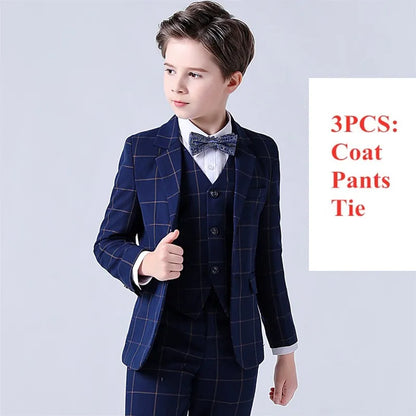 Top Quality Plaid Wedding Suit