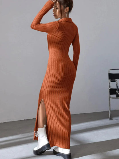 Knitted Dress Slim  Casual for Women