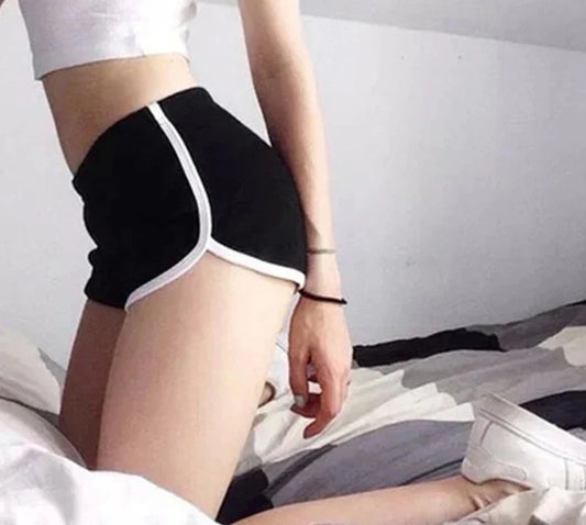 Fashion Stretch Waist Casual Shorts