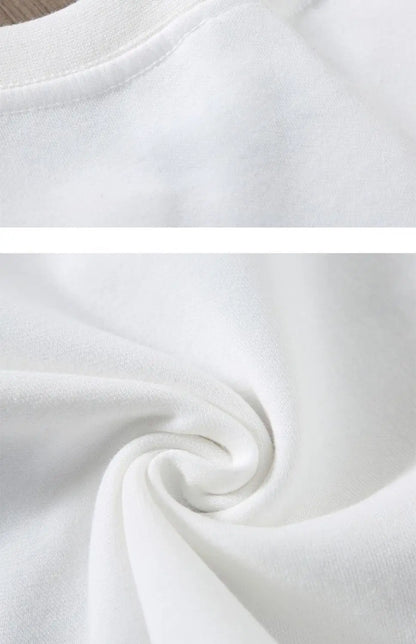 Black White Pure Cotton T-shirt