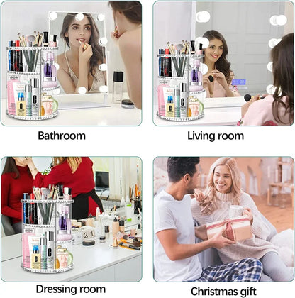 Large Rotating Makeup Organizer