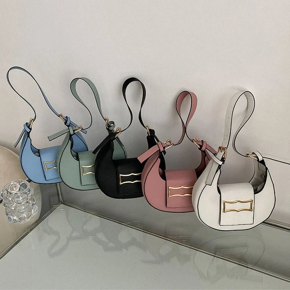 Women's Simple  Buckle Shoulder Bag Casual