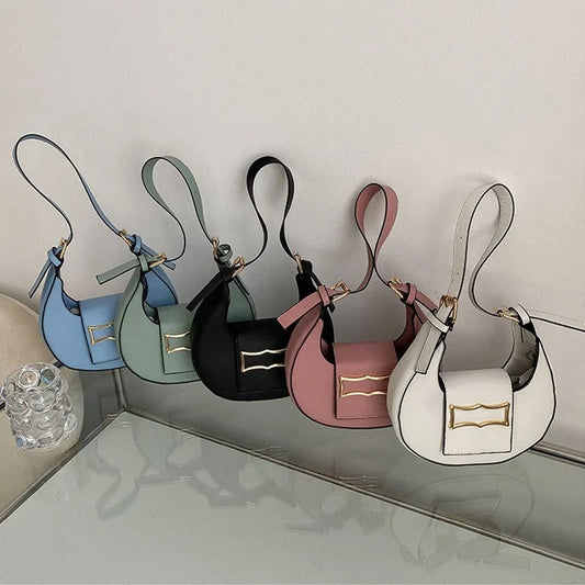 Women's Simple  Buckle Shoulder Bag Casual