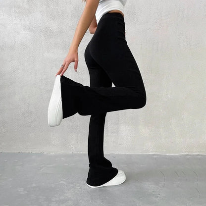 High Waist Hip-Wrapping Trousers Casual