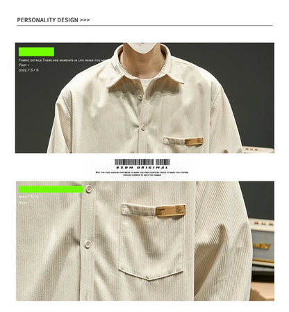 Long Sleeve Corduroy Shirts