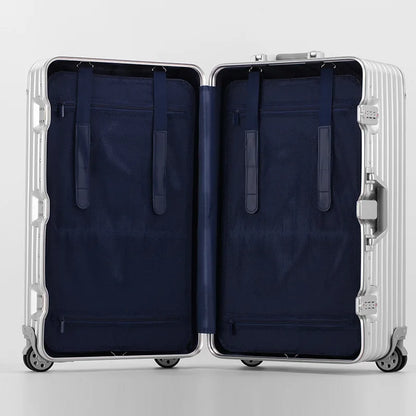 Thickened Aluminium Frame Suitcase Universal Wheel Large Capacity Travel Suitcase 32-Inch Trolley Case Large Size Luggage