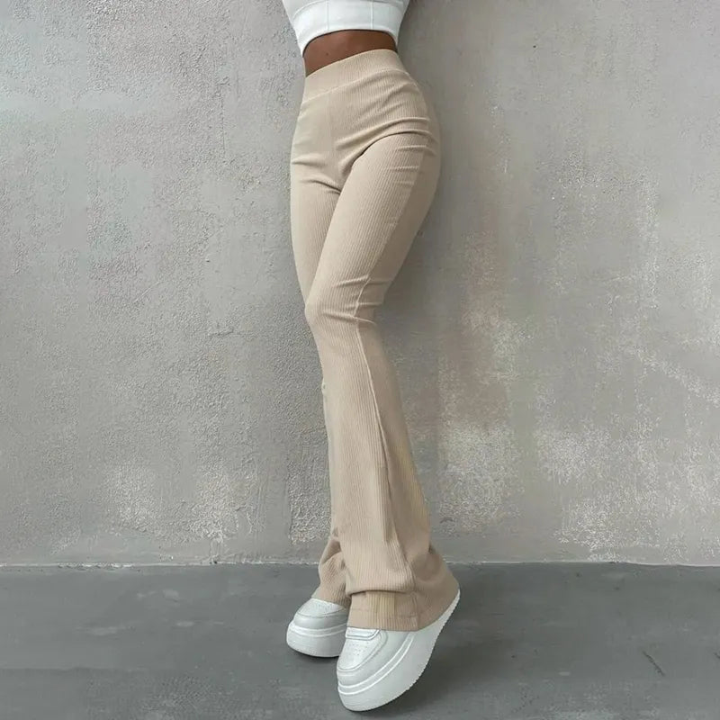 High Waist Hip-Wrapping Trousers Casual
