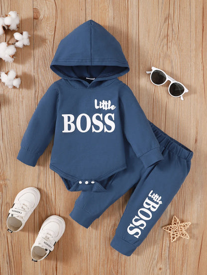 Winter Sleeves Little Boss Baby Hoodies