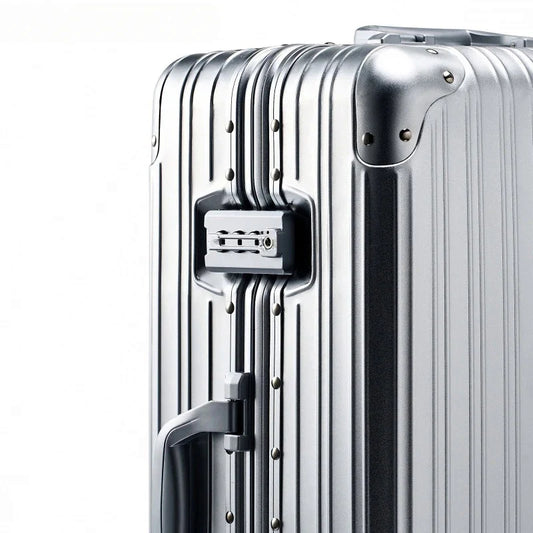 Aluminum Magnesium Alloy Large Size Luggage Offers With Wheels Travel Suitcases With Wheels Free Shipping Cabin Fashion Suitcase