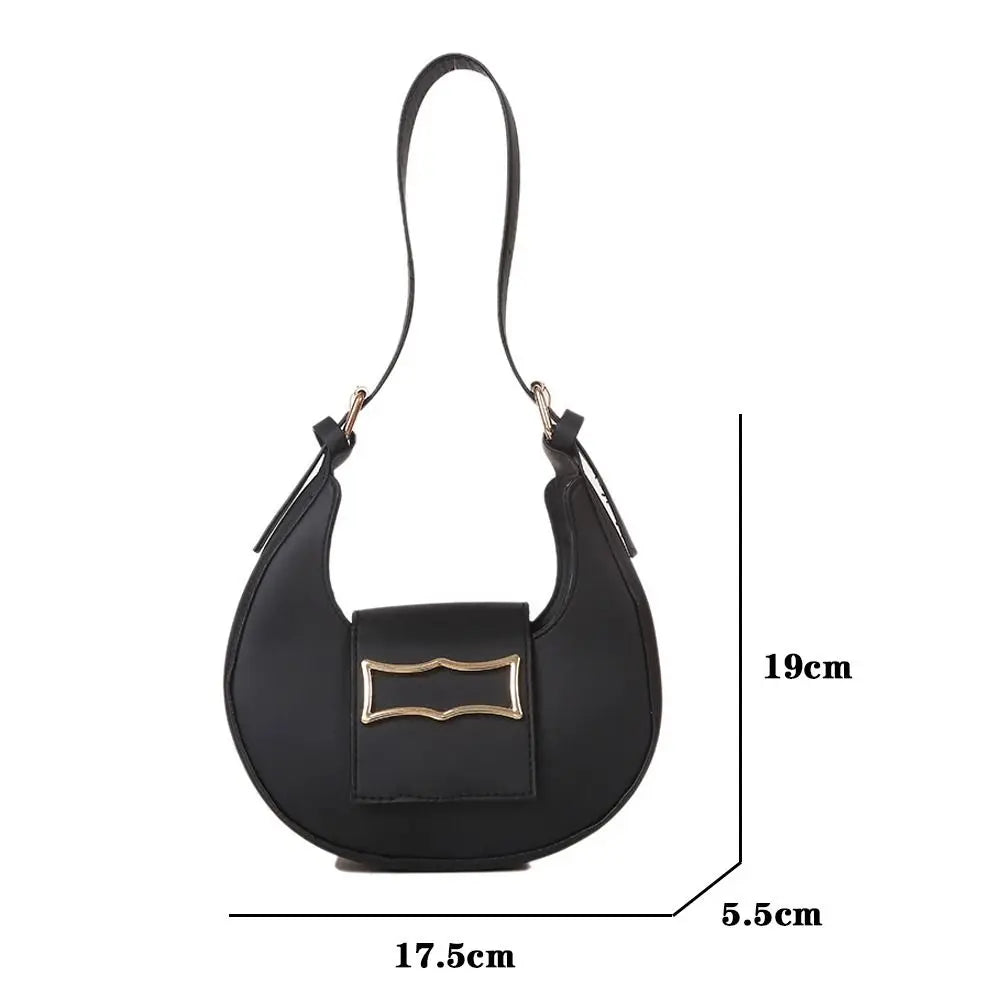 Women's Simple  Buckle Shoulder Bag Casual
