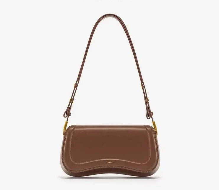 Women's Adjustable Crossbody Shoulder Bag Retro Underarm Saddle Bag
