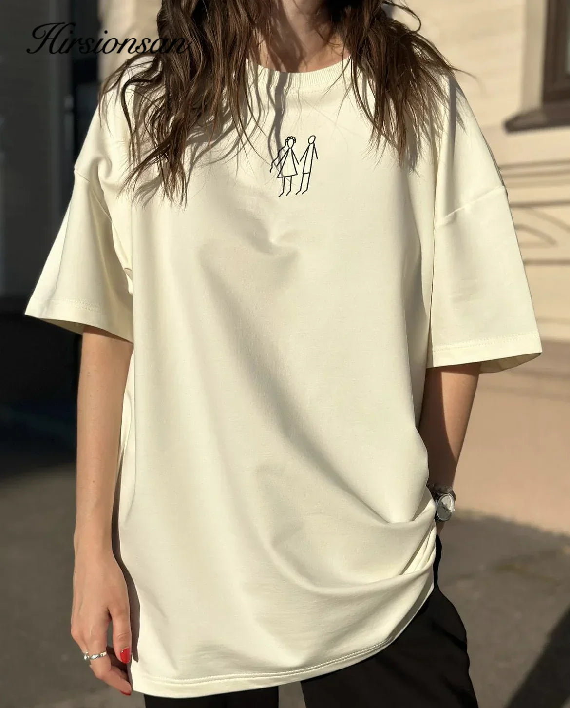 Graffiti Printed  Women Summer Loose Casual Soft T Shirt