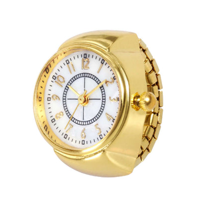 Montre Bague Quartz Chic : Élégant Accessoire Horloger et de Mode
